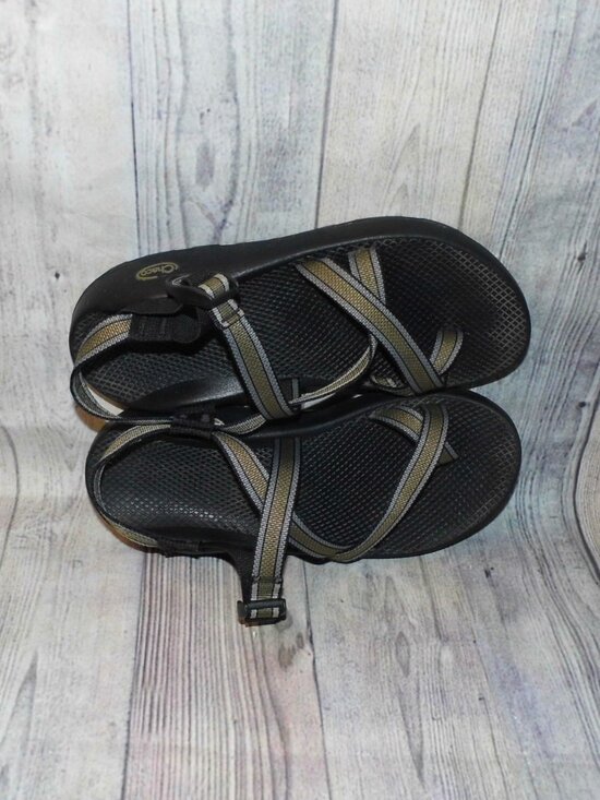 CHACO Z2 Gray/Tan/Black Sport Sandals Mens Size 10 main image 8